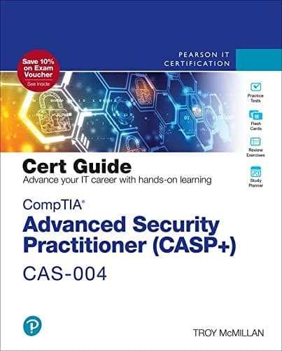 Tapa de CompTIA Advanced Security Practitioner (CASP+) CAS-004 Cert Guide