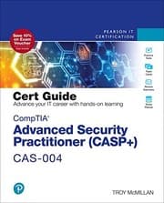 Tapa de CompTIA Advanced Security Practitioner (CASP+) CAS-004 Cert Guide