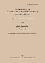 Tapa de Gesamtstrahlungsmessungen der Temperaturstrahlung
