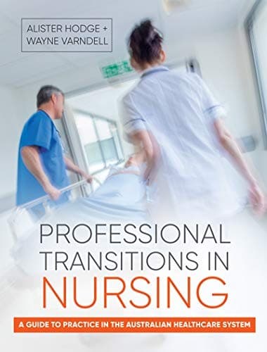 Tapa de Professional Transitions in Nursing