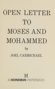 Tapa de Open letter to Moses and Mohammed