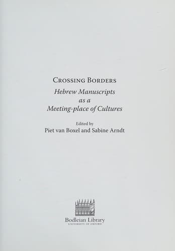 Tapa de Crossing Borders