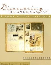 Tapa de Discovering the American past