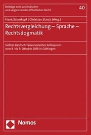 Tapa de Rechtsvergleichung - Sprache - Rechtsdogmatik