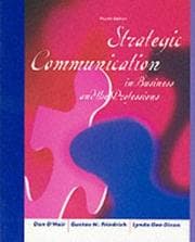 Tapa de Strategic communication in business and the professions