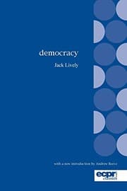 Tapa de Democracy (ECPR Classics)