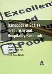 Tapa de Handbook of Scales in Tourism and Hospitality Research