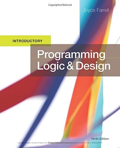 Tapa de Programming Logic and Design, Introductory