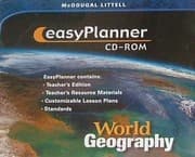 Tapa de EasyPlanner CD-ROM for McDougal Littell "World Geography"