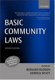 Tapa de Basic community laws
