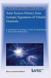 Tapa de Solar System History from Isotopic Signatures of Volatile Elements