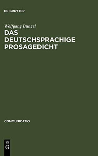 Tapa de Das deutschsprachige Prosagedicht