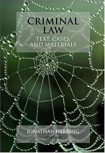 Tapa de Criminal Law