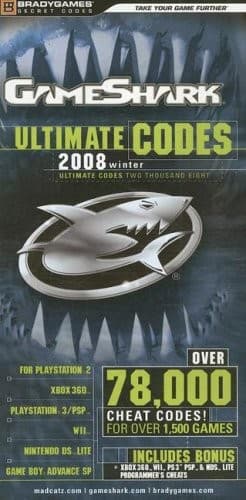 Tapa de GameShark Ultimate Codes 2008