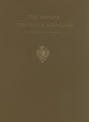 Tapa de The Parker chronicle and laws