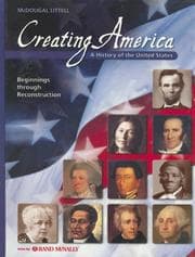 Tapa de Creating America: A History Of The United States