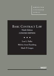 Tapa de Basic Contract Law, 9th Concise Edition