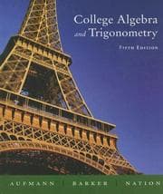 Tapa de College Algebra and Trigonometry