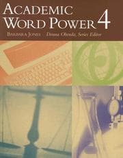 Tapa de Academic word power 4