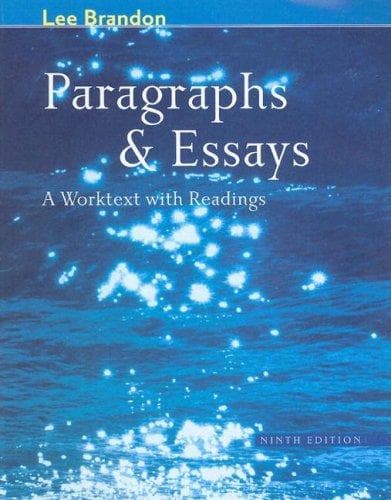 Tapa de Paragraphs and essays