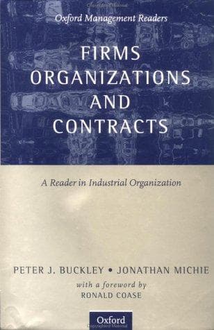 Tapa de Firms, Organizations and Contracts