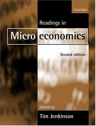Tapa de Readings in Microeconomics