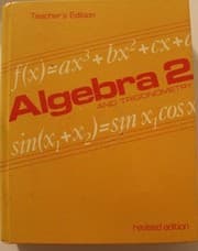 Tapa de Algebra 2 and trigonometry
