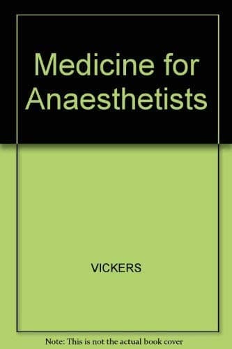 Tapa de Medicine for Anaethetists