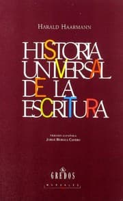 Tapa de Historia Universal De La Escritura