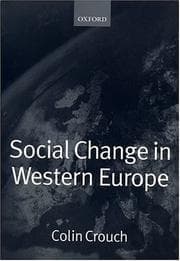Tapa de Social Change in Western Europe (European Societies)