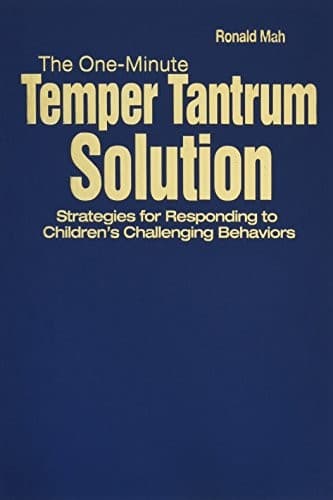 Tapa de The one-minute temper tantrum solution