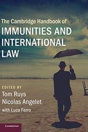 Tapa de Cambridge Handbook of Immunities and International Law