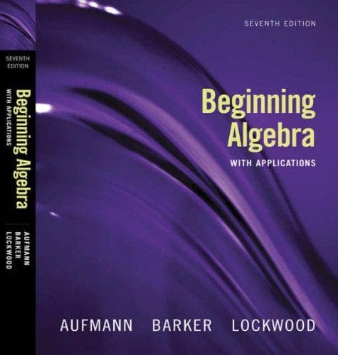 Tapa de Beginning algebra with applications