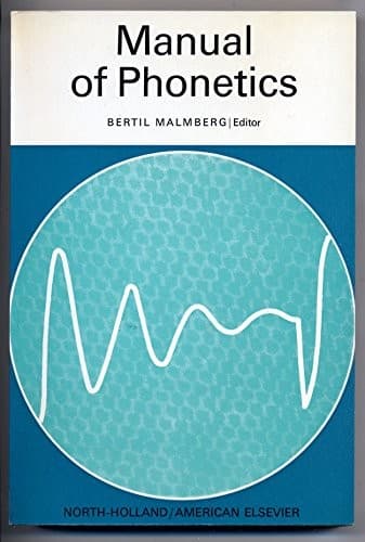 Tapa de Manual of phonetics