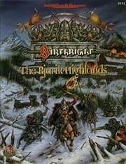 Tapa de The Rjurik Highlands (AD&D 2nd Edition, Birthright Campaign Expansion, 3121)