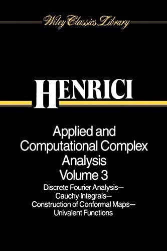 Tapa de Applied and computational complex analysis
