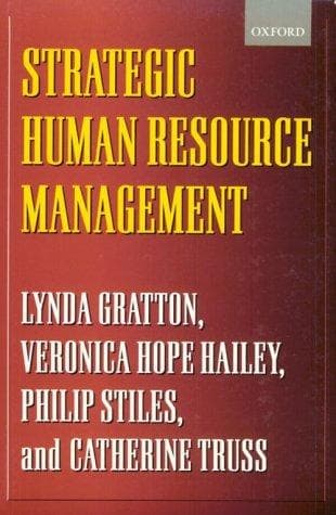 Tapa de Strategic Human Resource Management