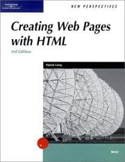 Tapa de New Perspectives on Creating Web Pages with HTML Third Edition - Brief