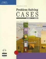 Tapa de Problem-solving cases in Microsoft Access and Excel