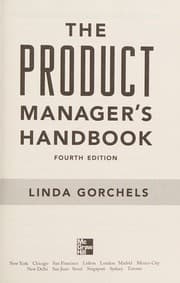 Tapa de The product manager's handbook