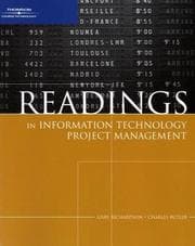 Tapa de Readings in information technology project management