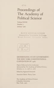 Tapa de Modernizing State government