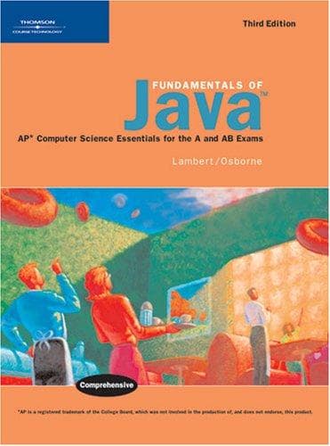 Tapa de Fundamentals of Java