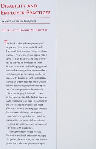 Tapa de Disability and employer practices
