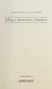 Tapa de Telling a hawk from a handsaw