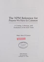 Tapa de The NPM reference for Prayers we have in common