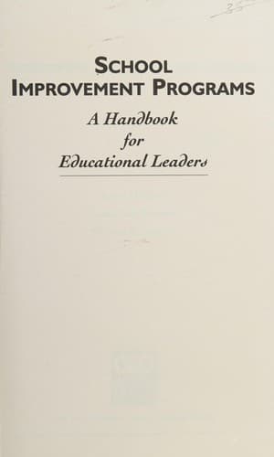 Tapa de School improvement programs