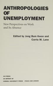 Tapa de Anthropologies of Unemployment