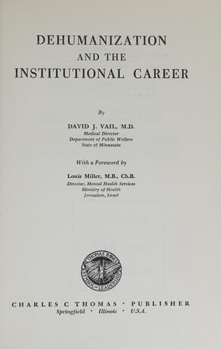 Tapa de Dehumanization and the institutional career