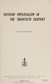 Tapa de Vatican imperialism in the twentieth century